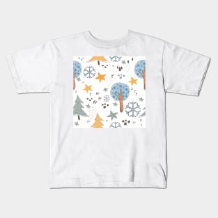 Winter Pattern Kids T-Shirt